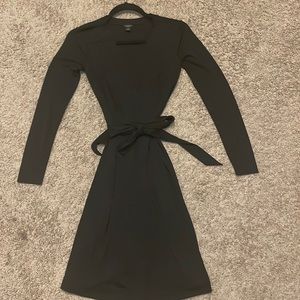 Black Ann Taylor Wrap Dress 00P